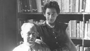 Zygmunt Hertz z żoną Zofią, rok 1953