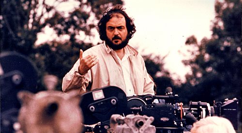 Stanley Kubrick podczas zdjęć do filmu Barry Lyndon
