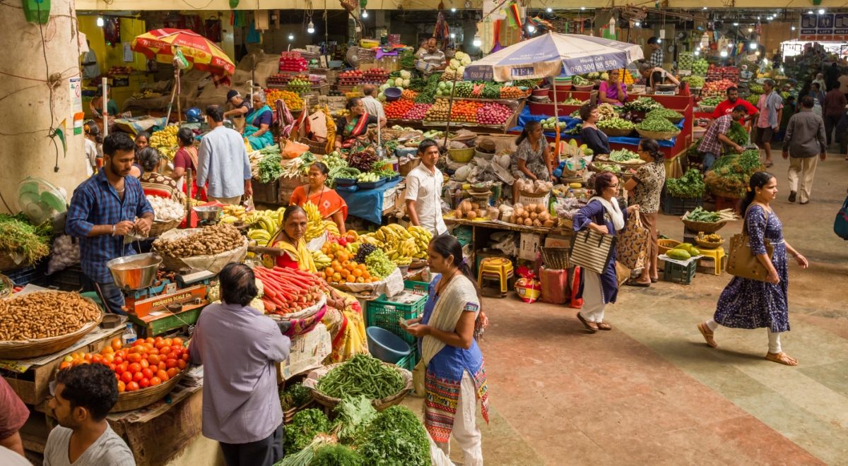 Bazar w Panaji (Goa)