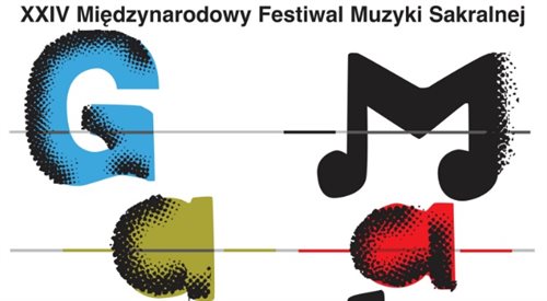 fragment plakatu zapowiadającego XXIV Międzynarodowy Festiwal Muzyki Sakralnej Gaude Mater
