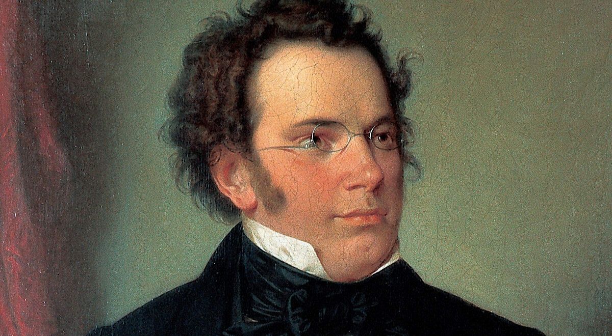 Franz Schubert na obrazie autorstwa Wilhelma Augusta Riedera (1875)