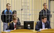 Skazani w procesie Dźmitry Kanawałau i Uładzisław Kowaliou - zdjęcia z rozprawy 15 września 