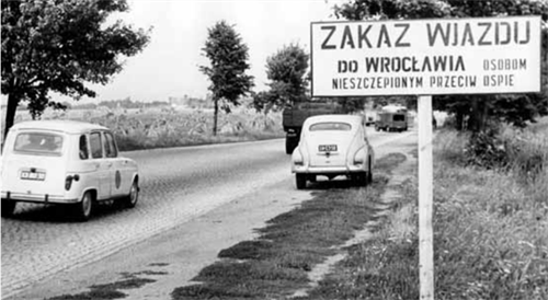 Ograniczenie wjazdu do Wrocławia podczas epidemii w 1963 roku