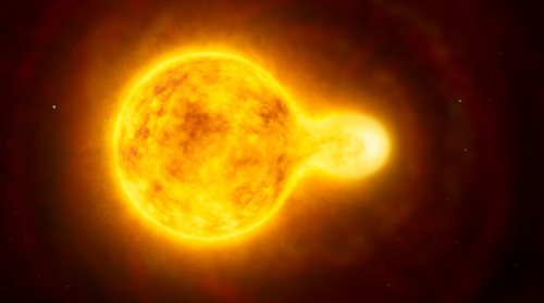 Największa żółta gwiazda jest 1300 razy większa od Słońca