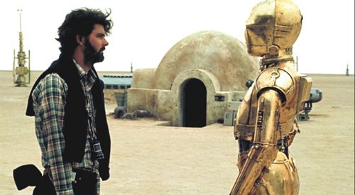 Fragment okładki płyty George Lucas. Gwiezdne wojny i reszta życia
