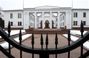 Rezydencja Aleksandra Łukaszenki w Mińsku, miejsce spotkania grupy kontaktowej, przygotowującej planowane na 11 lutego spotkanie grupy normandzkiej w sprawie Ukrainy