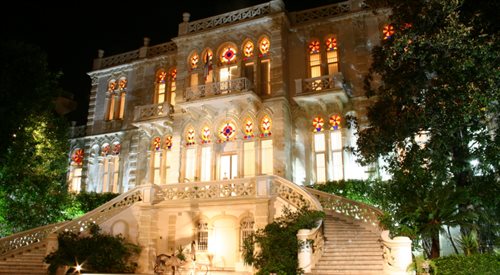 Libańskie pałace zachwycają egzotyczną architekturą, na zdjęciu - pałac rodu Sursock