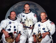 Załoga Apollo 11 (od lewej): Neil A. Armstrong, Michael Collins, Edwin E. Aldrin Jr.