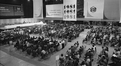 I Krajowy Zjazd Delegatów NSZZ Solidarność. Gdańsk, 1981-09-10. fot.: PAPCAFJanusz Uklejewski