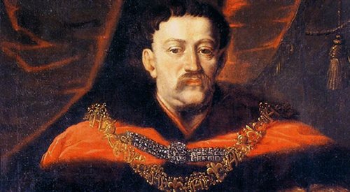 Portret Jana III Sobieskiego - reprodukcja fotograficzna obrazu Daniela Schultza (16151683).
