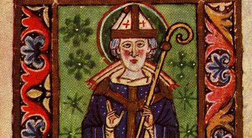 Fragment okładki płyty Miracula. Medieval Music for Saint Nicholas
