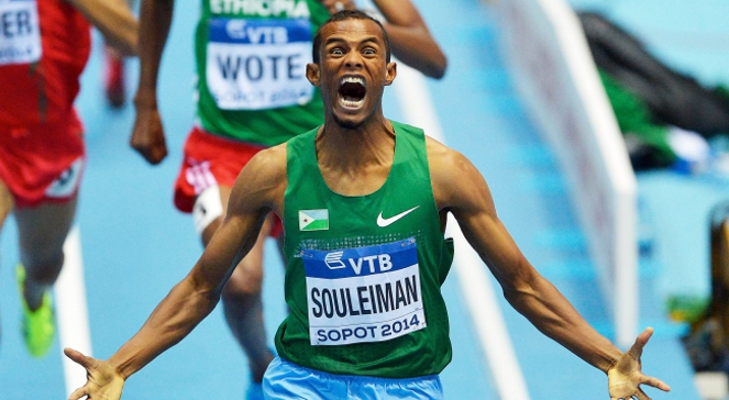 Ayanleh Souleiman złotym medalistą w Sopocie w biegu na 1500 m mężczyzn