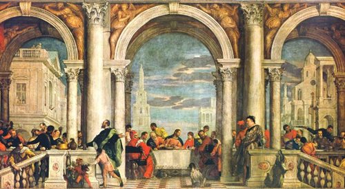 Paolo Veronese Uczta w domu Lewiego (1573)