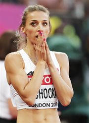 Angelika Cichocka ze spokojem patrzyła na swój czas w biegu na 800 metrów, który dał jej awans do półfinału