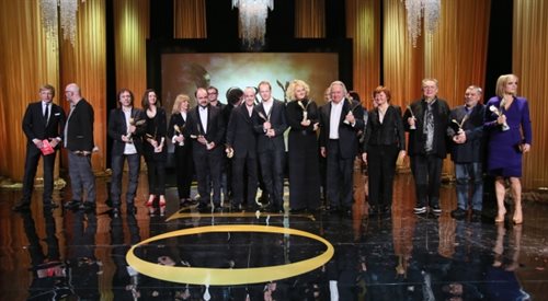 Lauraci w czasie uroczystej gali wręczenia Polskich Nagród Filmowych Orły 2013