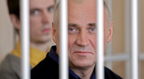 Mikoła Statkiewicz podczas procesu 11 maja 2011 roku