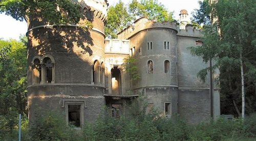 Ruiny pałacu Wincklerów w Miechowicach