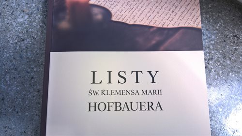 Okładka książki Listy św. Klemensa Marii Hofbauera wydawnictwo Homo Dei
