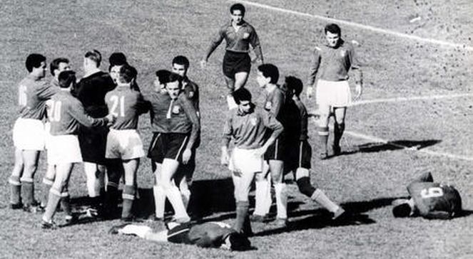 Mecz Chile - Włochy podczas MŚ w 1962 roku