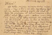 List do Józefa Jelewskiego wysłany ze Starobielska. Na rękopisie widnieje data  14.12.1939