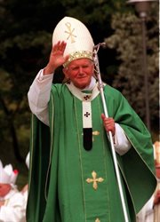 Ojciec Święty Jan Paweł II w Warszawie. 1.06.1991