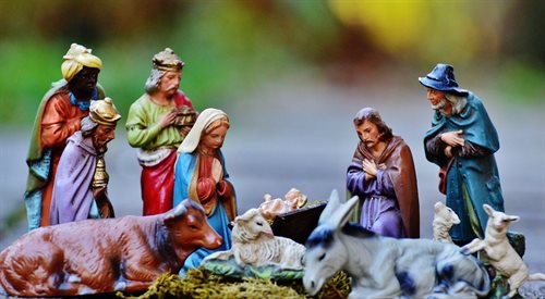 Narodzenie Jezusa obrazowane jest w wielu miejscach na świecie w popularnych szopkach