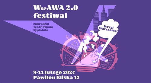 Plakat promocyjny WrzAWA 2.0 Festiwal