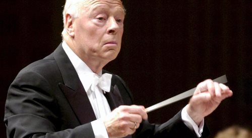 Orkiestrę Festiwalową w Lucernie poprowadzi Bernard Haitink (na zdj.)