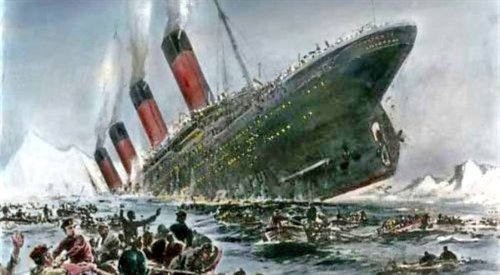 Zatonięcie Titanica.
