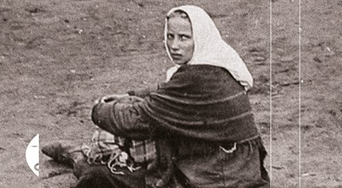 Fragm. okładki książki Bieżeństwo 1915. Zapomniani uchodźcy Anety Prymaka-Oniszk