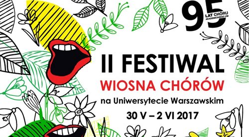 Wiosna Chórów na UW  2017 (fragm. plakatu)