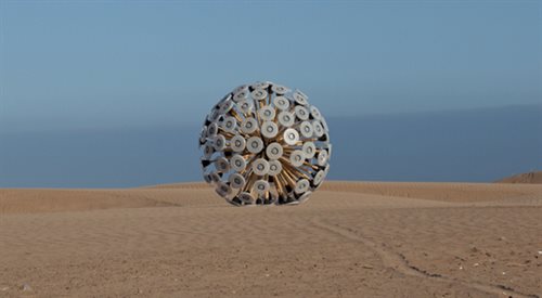 Massoud Hassani zaprojektował dmuchawiec do wykrywania min, foto: mat. prasowe