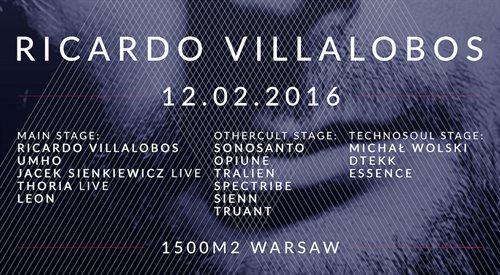 Ricardo Villalobos w Warszawie już w lutym