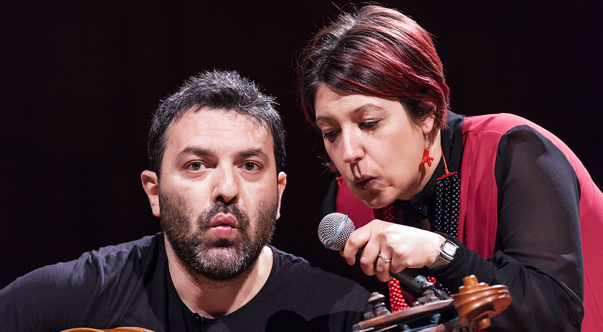 Wspólny koncert Marii Mazzotty z Włoch i Rediego Hasy z Albanii uświetnił przedostatni dzień Nowej Tradycji