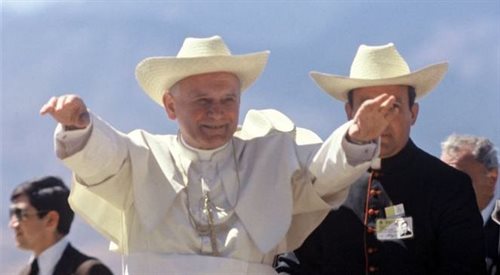 Jan Paweł II w Meksyku (styczeń 1979 r.). foto: PAPDPA