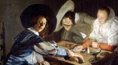 Judith Leyster, A Game of Tric-Trac 1630
