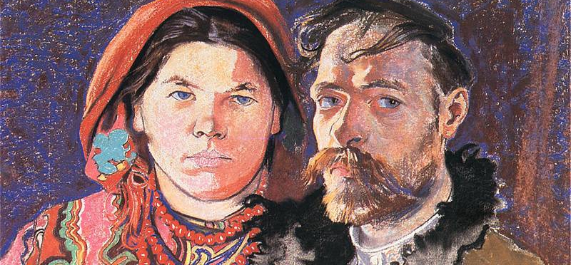 Stanisław Wyspiański, "Portret z żoną", 1904 r.