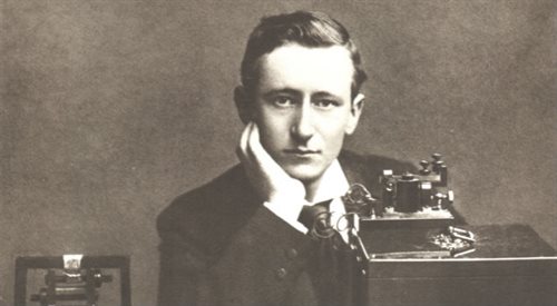 Guglielmo Marconi, aut. nieznany (1937), Wikipediadp