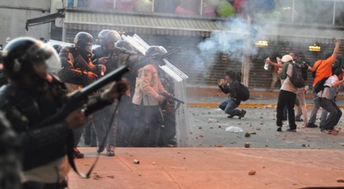 Zamieszki w Caracas