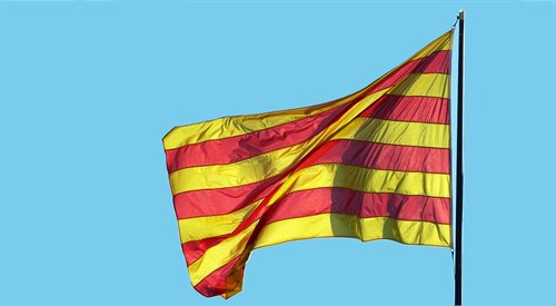 Flaga Katalonii