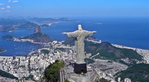 Figura Chrystusa Odkupiciela w Rio de Janeiro.