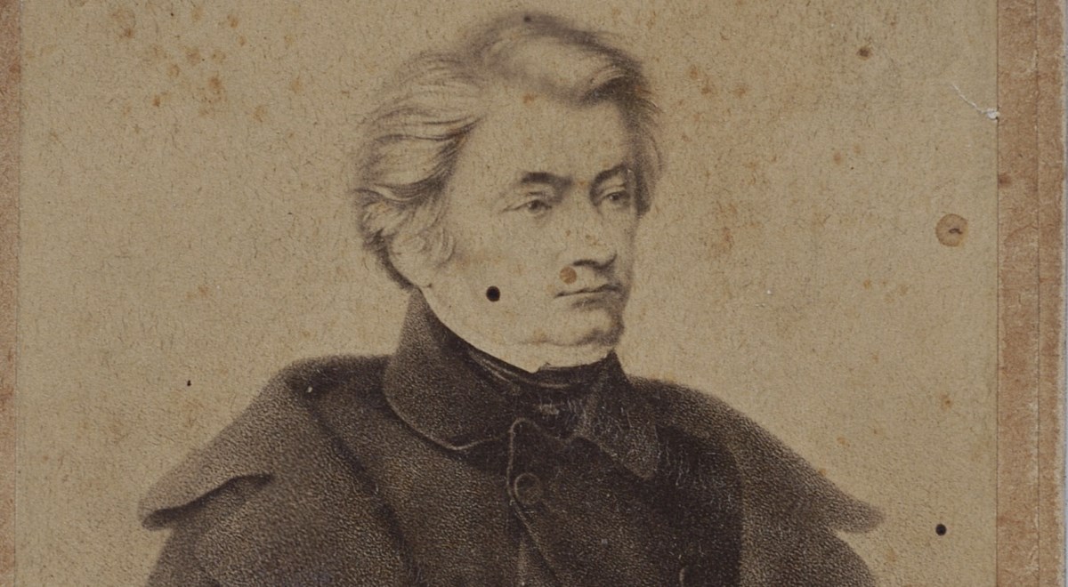 Portret Adama Mickiewicza w  jednej  z publikacji "Księgarni G. Gebethnera i R. Wolffa" (Warszawa, 1861 r.)