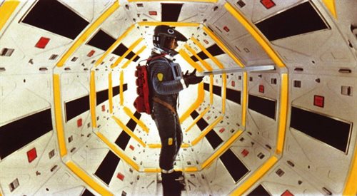 Keir Dullea  w filmie Stanleya Kubricka Odyseja kosmiczna 2001