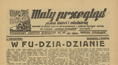 Pierwsza strona Małego Przeglądu z 1 września 1939