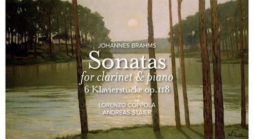 Fragment okładki płyty, na której znalazło się zwycięskie nagranie sonaty Brahmsa