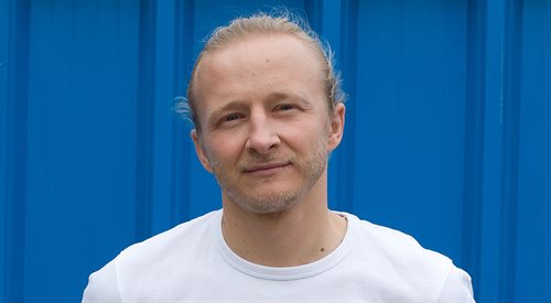 Aktor Łukasz Lewandowski - tym razem w roli reżysera