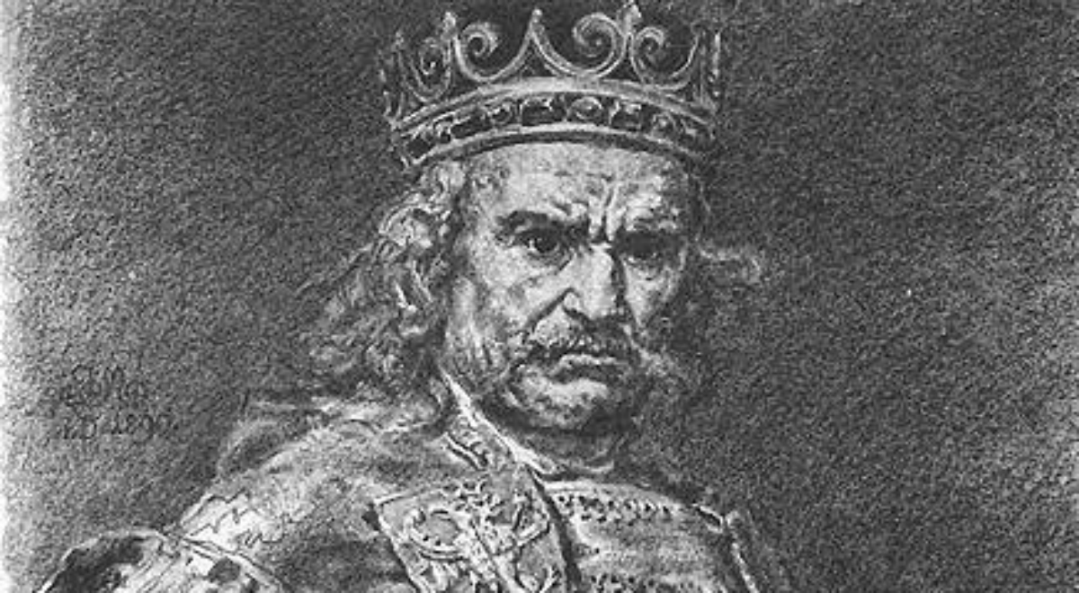 Władysław Łokietek. Rysunek Jana Matejki. Fot. Wikimedia Commons