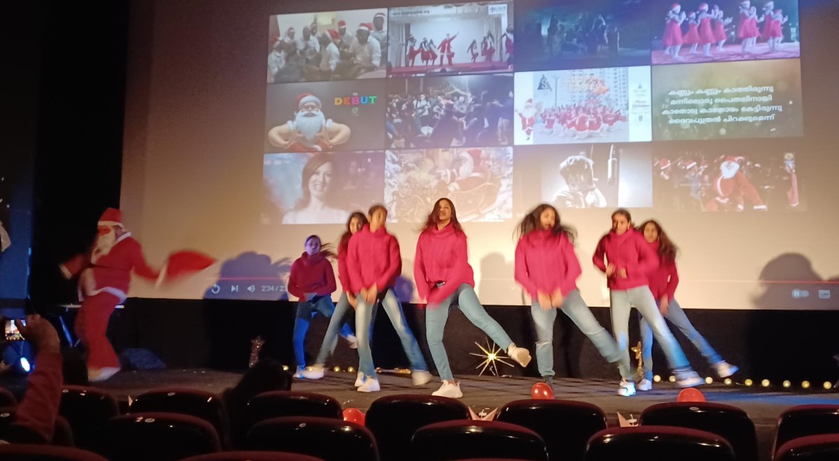 Members of the Abhinaya dance group in Poland gathered in one of Warsaws cinemas over the weekend of December 4-5 for the Grand Indian Christmas Eve 2022 celebration.