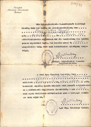 Ten dokument, wystawiony przez Raoula Wallenberga, uratował zapewne życie 43-letniej Jakobne Ungar.