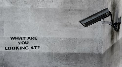 Graffiti autorstwa Banksyego. Londyn 2014 r.